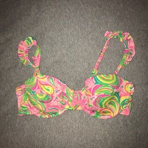 Lilly Pulitzer Hannah Ruffle Bikini Top